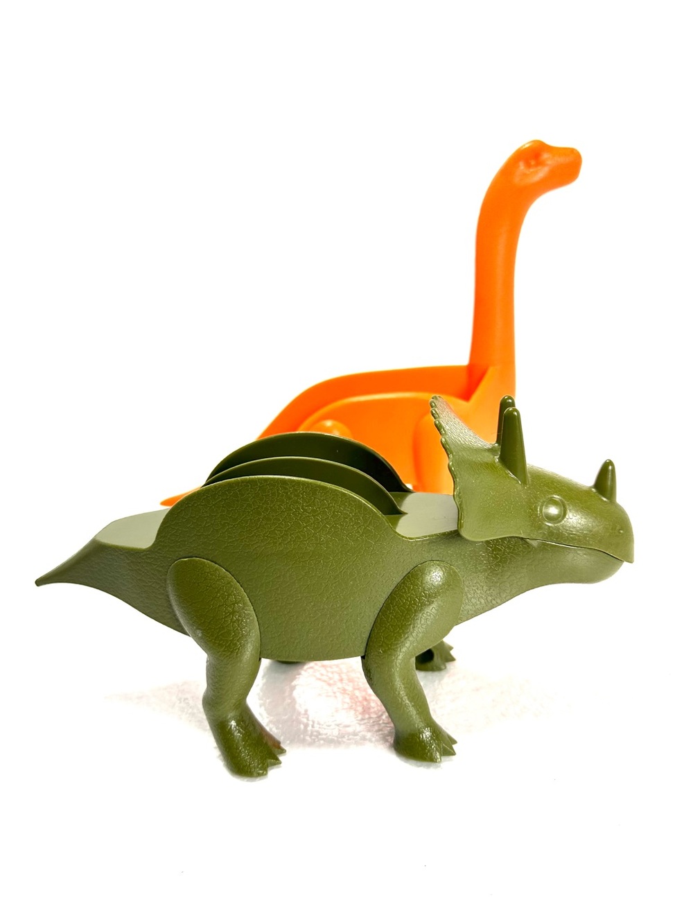 Tricerataco & Brontosaurus Dinosaur Taco Holders